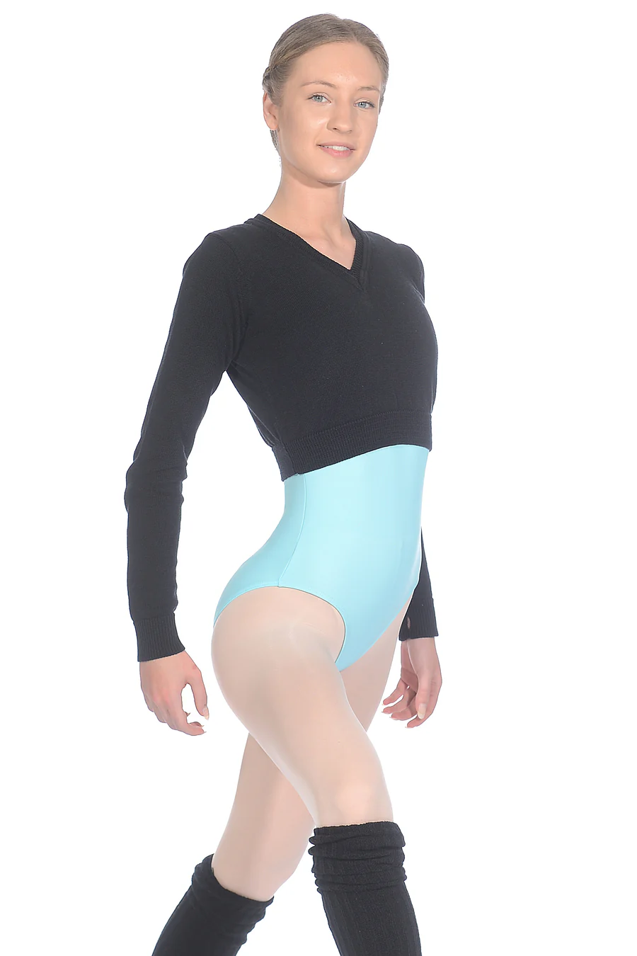 Roch Valley Ballet Dance Cropped Warmup Jumper